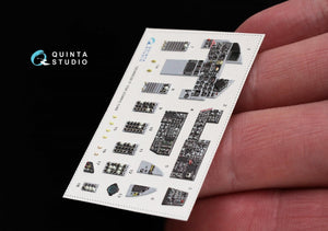 Quinta Studio QD48038 F-15A 3D-Printed &amp;amp; colored Interior on decal paper (for GWH kit) 1/48 – image 6