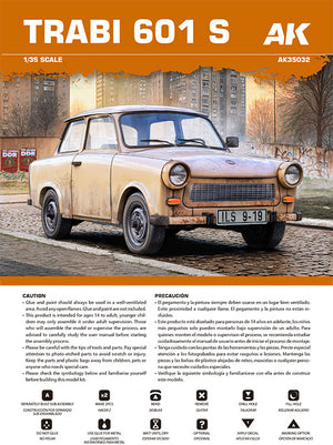AK-Interactive 35032-A Trabi 601 S with Civilian Driver Figure 1/35 – zdjęcie 4