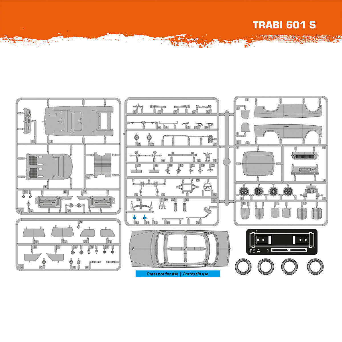 AK-Interactive 35032-A Trabi 601 S with Civilian Driver Figure 1/35 – zdjęcie 6