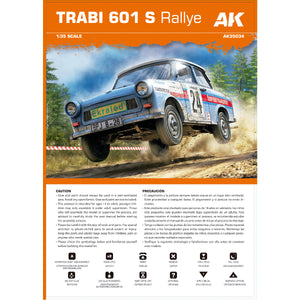 AK-Interactive 35034-A Trabi 601 Rallye with Rallye Driver Figure 1/35 – zdjęcie 6