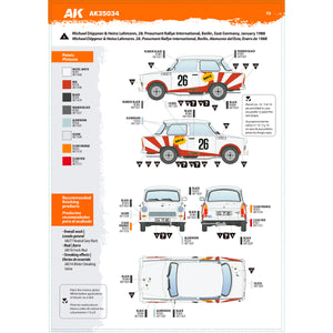 AK-Interactive 35034-A Trabi 601 Rallye with Rallye Driver Figure 1/35 – zdjęcie 8