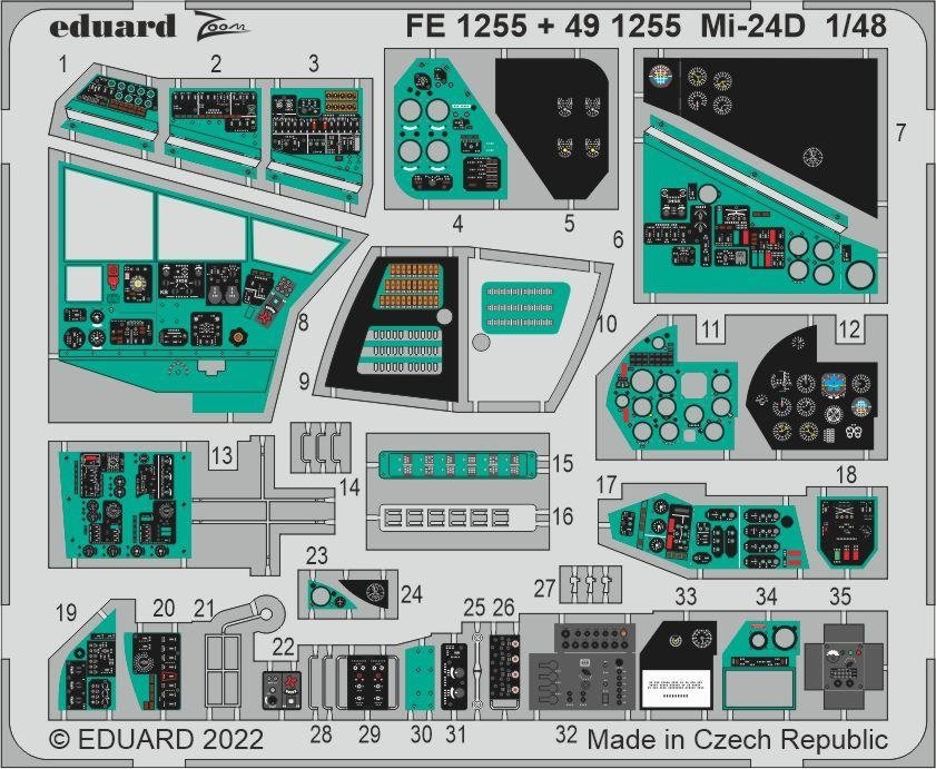 Eduard BIG49323 Mi-24D TRUMPETER 1/48 – Bild 3