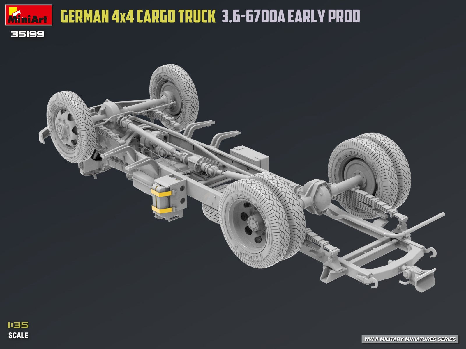 MiniArt 35199 German 3t 4x4 Cargo Truck 3.6-6700A 1/35 – image 4