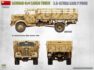 MiniArt 35199 German 3t 4x4 Cargo Truck 3.6-6700A 1/35 – image 7