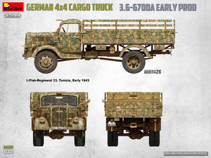 MiniArt 35199 German 3t 4x4 Cargo Truck 3.6-6700A 1/35 – image 8
