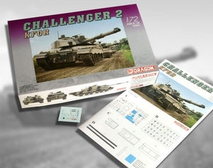 Dragon 7222 CHALLENGER II KFOR 1/72 – immagine 4