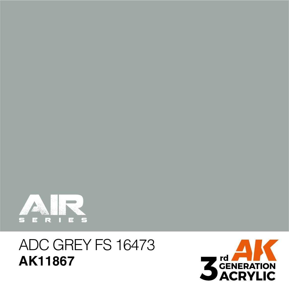 AK Interactive AK11867 ADC GRAY FS 16473 – AIR 17 ml