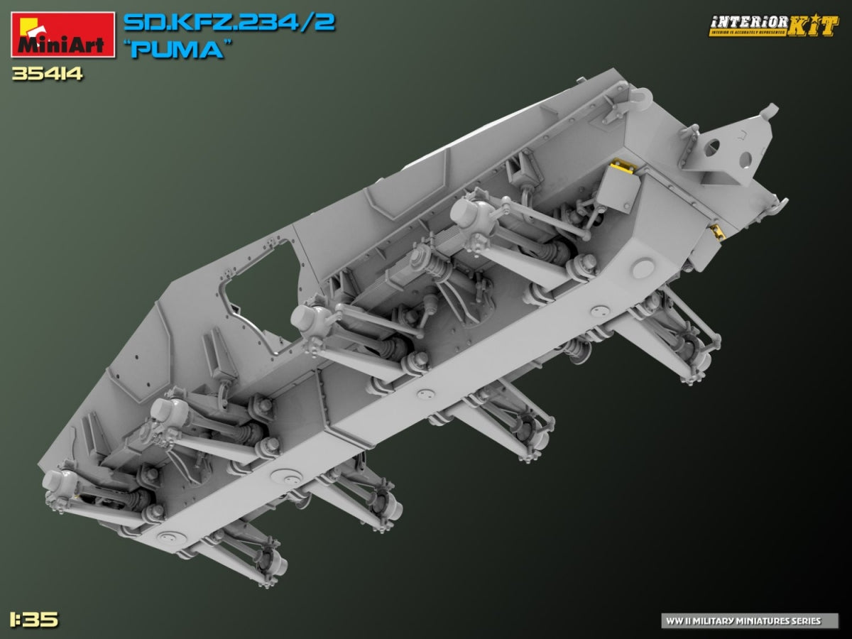 MiniArt 35414 Sd.Kfz. 234/2 PUMA. INTERIOR KIT 1/35 – image 21