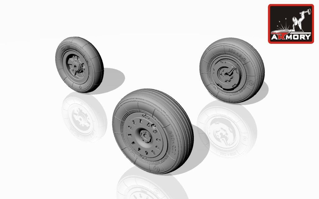 Armory Models AW72022 Yakovlev Yak-38 Forger wheels 1/72 – image 2