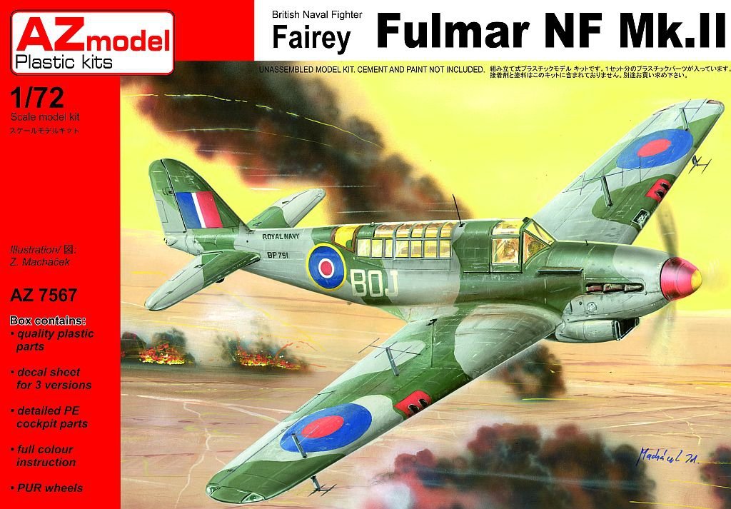 AZmodel AZ7567 Fulmar Mk.II Nightfighter (ex Vista) 1/72