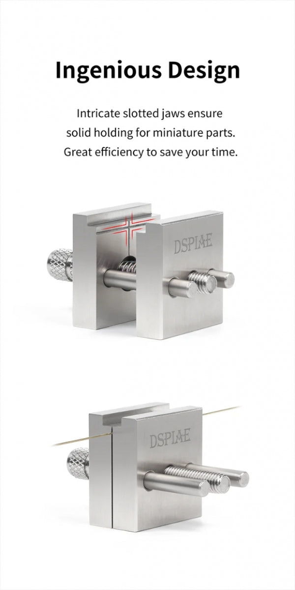 DSPIAE AT-MV Stainless Steel Precision Mini Vise/Vise – imagen 3