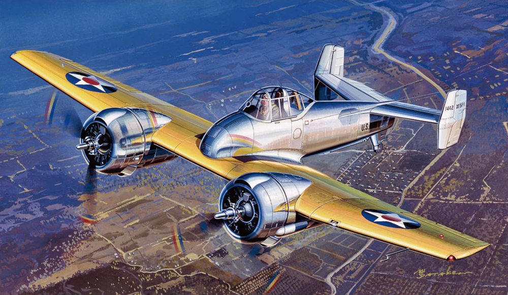 Academy 12363 USN XF5F-1 Skyrocket 1/48