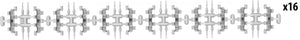 MiniArt 37050 T-55 RMSh WORKABLE TRACK LINKS. EARLY TYPE 1/35 – obrázek 3