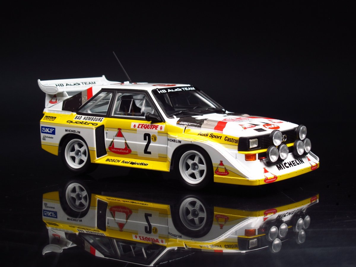 Beemax 24017 Audi Sport Quattro S1 [E2] 1986 Monte Carlo Rally Version 1/24 – Bild 3