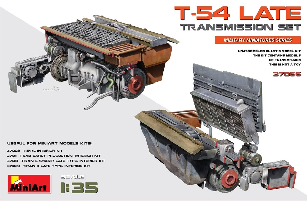MiniArt 37066 T-54 LATE TRANSMISSION SET 1/35 – obrázek 2