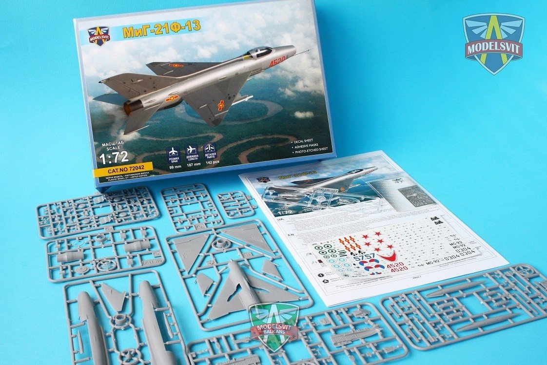 Modelsvit 72042 MiG-21 F-13 Supersonic jet fighter 1/72 – zdjęcie 2