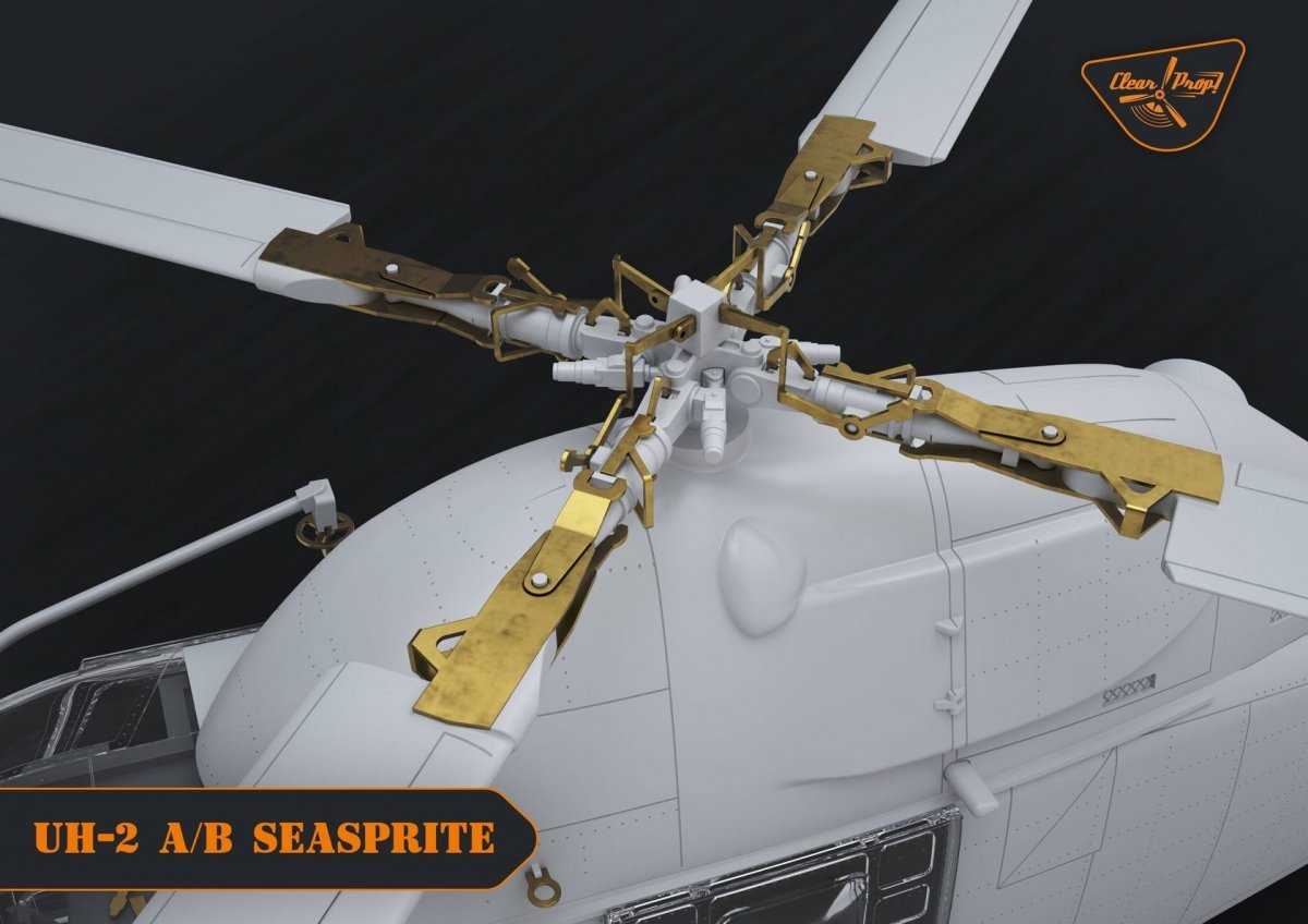 Clear Prop! CP72002 UH-2 A/B Seasprite ADVANCED KIT 1/72 – Bild 7