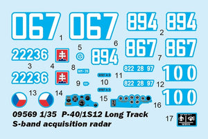 Trumpeter 09569 P-40/1S12 Radar d&amp;#39;acquisition bande S à longue trajectoire 1/35  – image 6