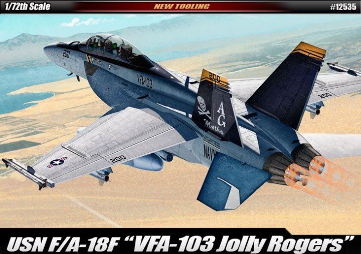 Academy 12535 F/A-18F "VFA-103" 1/72