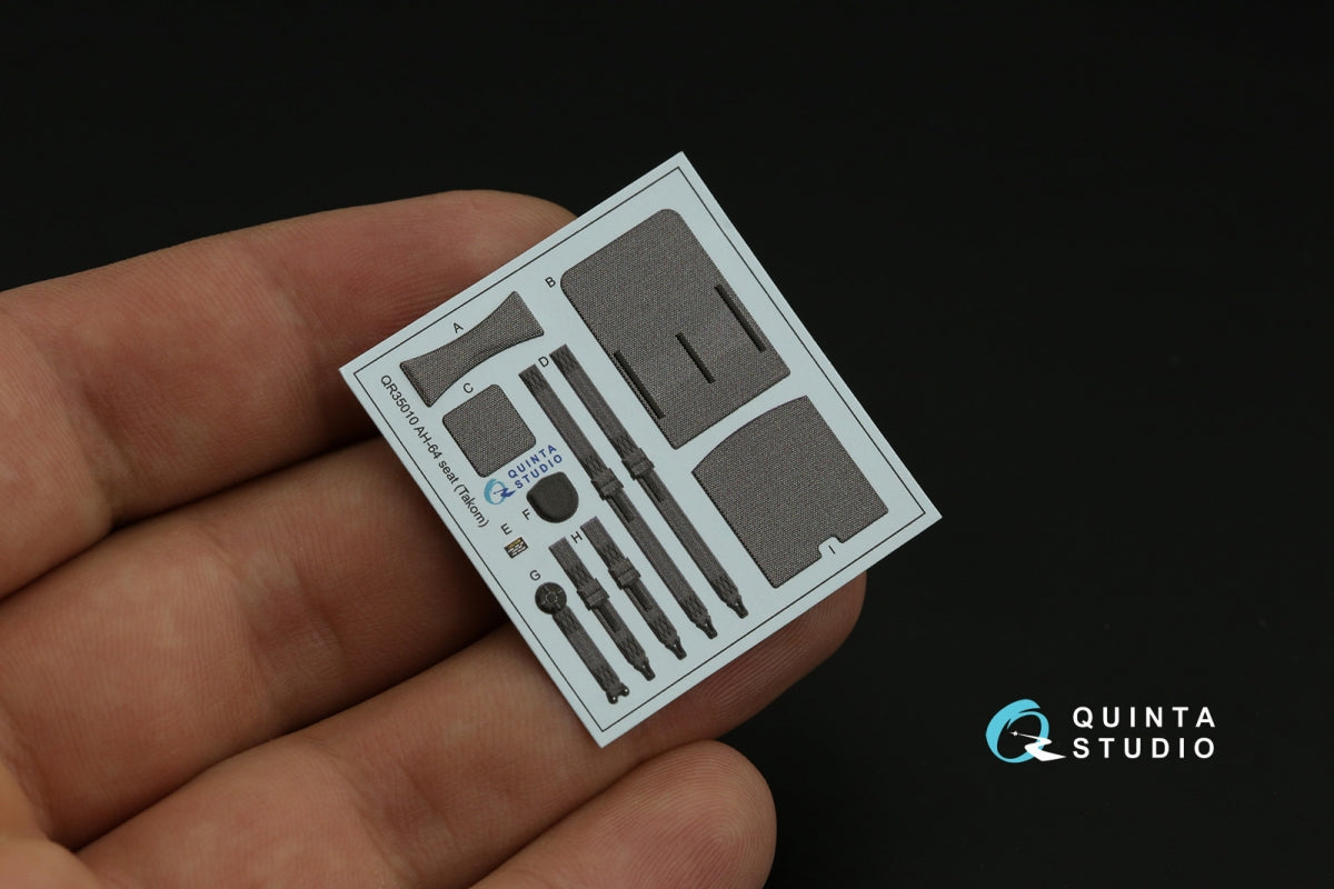 Quinta Studio QD35104 AH-64DI Saraf 3D-Printed &amp;amp; colored Interior on decal paper (Takom) 1/35 – obrázek 4