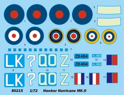 Hobby Boss 80215 Hurricane MK II 1/72 – imagen 5