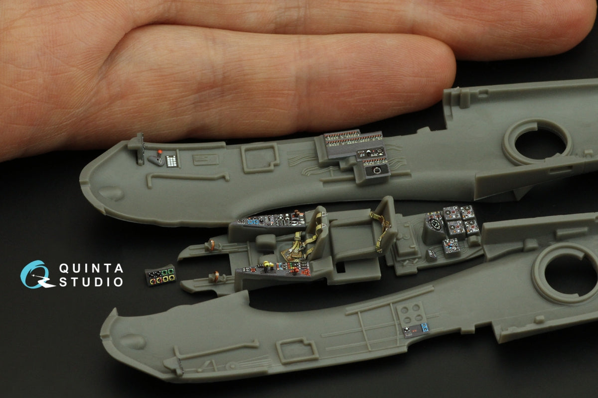 Quinta Studio QD72141 Me 410 3D-Printed colored Interior on decal paper (Airfix) 1/72 – image 10