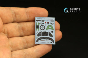 Quinta Studio QD48312 Gloster Gladiator MKII 3D-Printed &amp;amp; colored Interior on decal paper (Roden) 1/48 – image 3