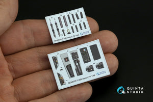 Quinta Studio QD48326 F-35B 3D-Printed &amp;amp; colored Interior on decal paper (Italeri) 1/48 – imagen 4