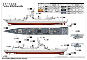 Trumpeter 06730 PLA Navy Type 052C Destroyer 1/700 – zdjęcie 3