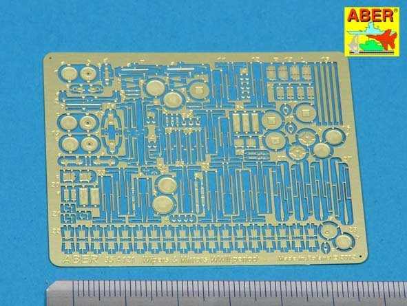 Aber 35A121 Soft cars, trucks wipers &amp;amp; mirrors WWII period (1/35) – image 2