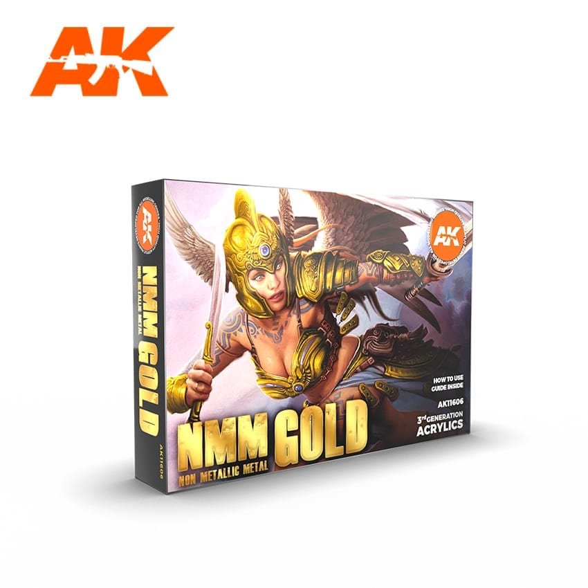 AK Interactive AK11606 NMM (Non Metallic Metal) GOLD Set 6x17 ml – Bild 2