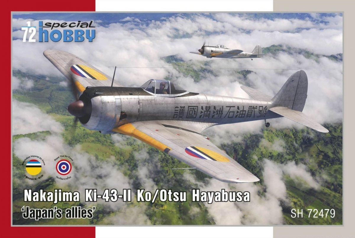 Special Hobby 72479 Nakajima Ki-43-II Ko/Otsu Hayabusa 'Japan's allies' 1/72