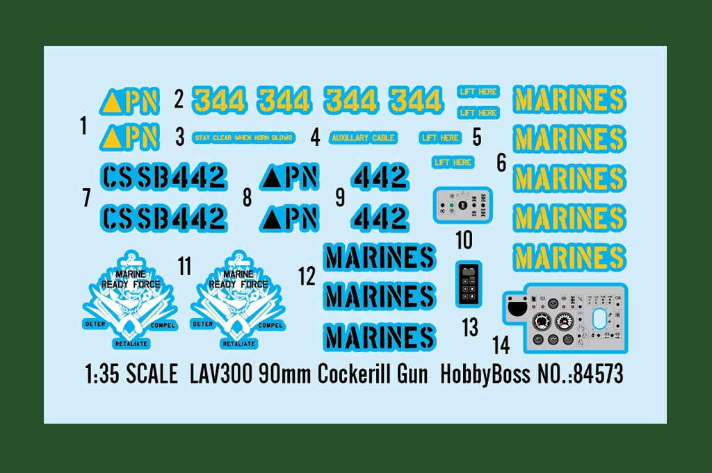 Hobby Boss 84573 LAV300 90mm Cockerill Gun 1/35 – image 3