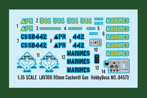 Hobby Boss 84573 LAV300 90mm Cockerill Gun 1/35 – image 3
