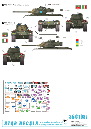 Star Decals 35-C1087 M47 Patton 3 1/35 – obrázek 2