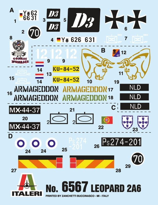 Italeri 6567 LEOPARD 2A6 1/35  – image 7