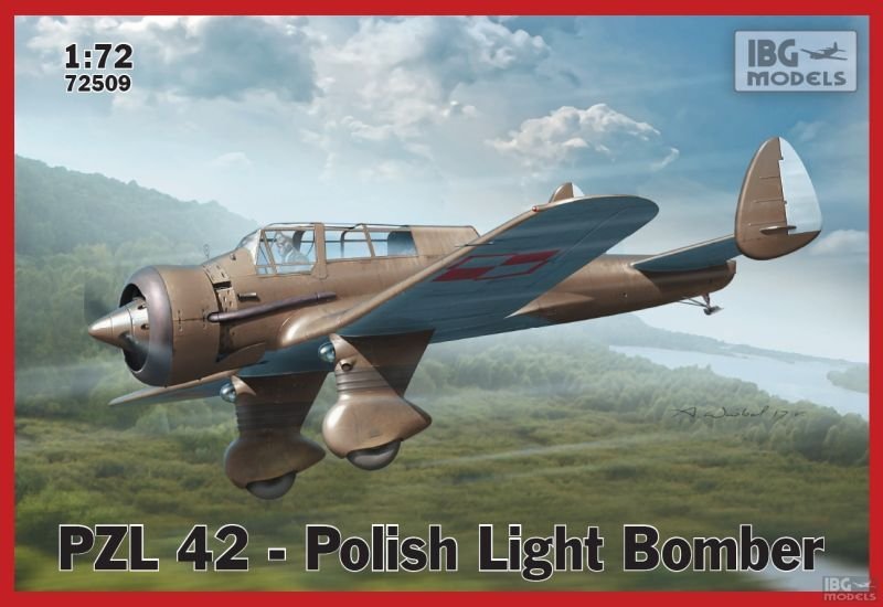 IBG 72509 PZL 42-Polish Light Bomber 1/72