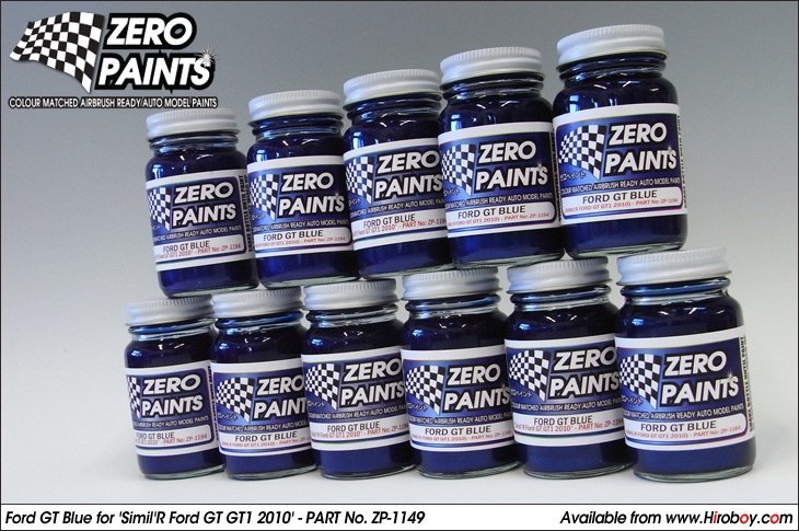 Zero Paints ZP-1194 Mica Blue for &amp;#39;Simil&amp;#39;R Ford GT GT1 2010 Paint 60ml