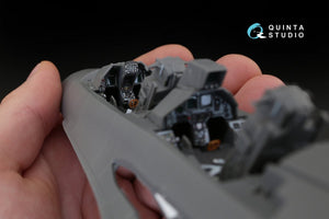 Quinta Studio QD32023 F-16D 3D-Printed &amp;amp; colored Interior on decal paper (for Academy kit) 1/32 – Bild 5