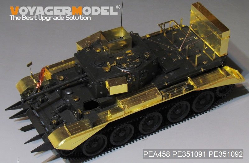 Voyager Model PEA458 WWII UK Cromwell Mk. IV/Centaur CSMk IV Deep Wading Trunks（For TAMIYA 35221/35232) 1/35 – imagen 2