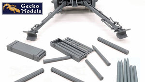 Gecko Models 16GM0014 German 7.5 cm Pak 40 Ammo Boxes w/Shells Set 1/16 – image 3
