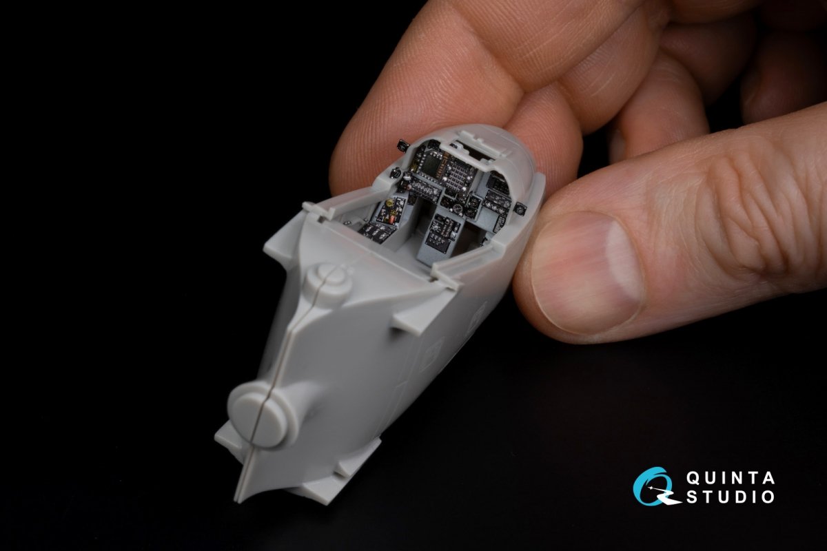 Quinta Studio QDS-48305 AV-8B Early 3D-Printed &amp;amp; colored Interior on decal paper (Hasegawa) (Small version) 1/48 – obrázek 9