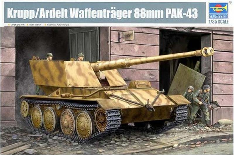 Trumpeter 01587 Krupp / Ardelt Waffentrager 88 mm PAK-43 1/35