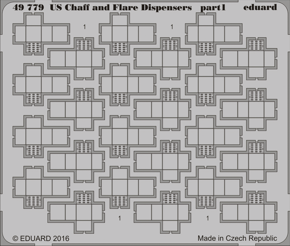 Eduard 49779 US Chaff and Flare Dispensers 1/48 – obrázek 2