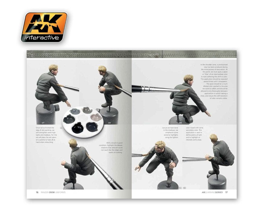 AK Interactive AK272 panzer crew uniforms painting guide l. series 02 – imagen 2