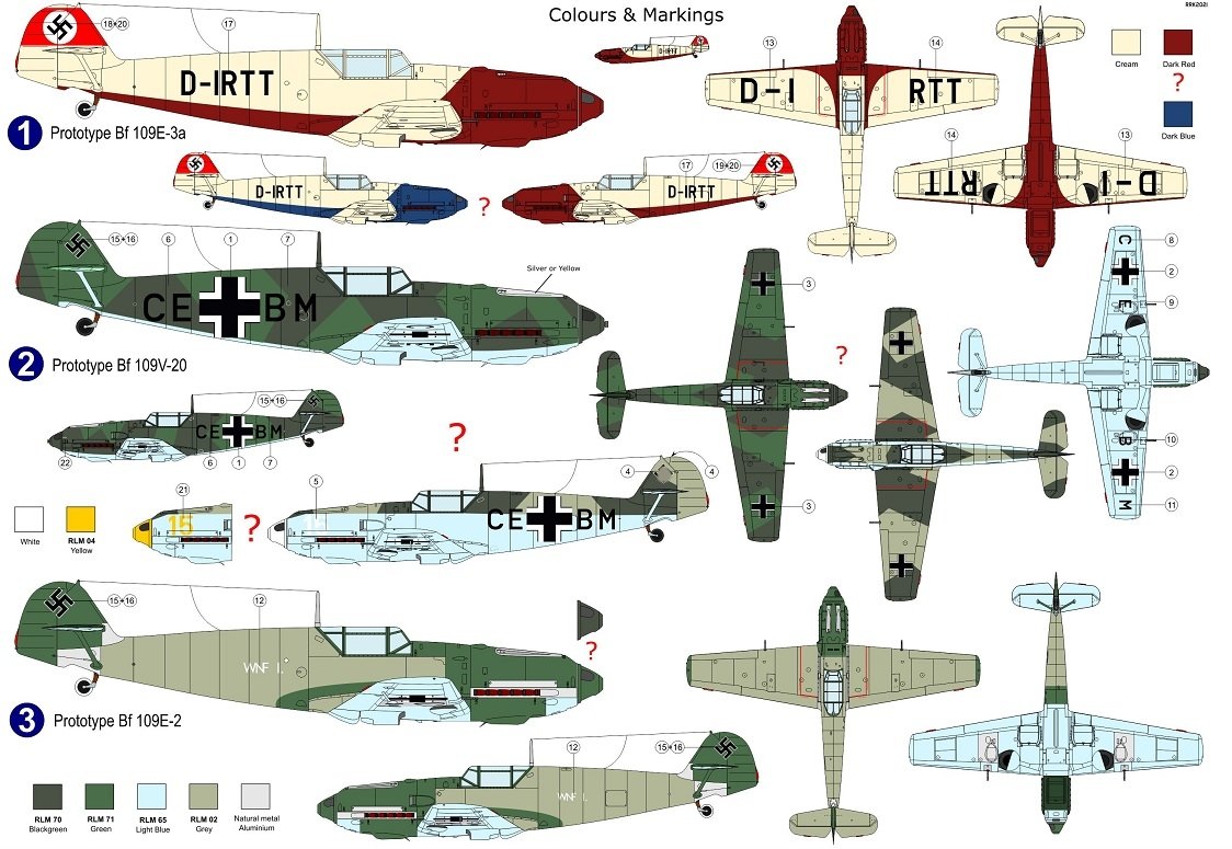 AZ Model AZ7690 Bf 109E-2/3/V-20 1/72 – image 2