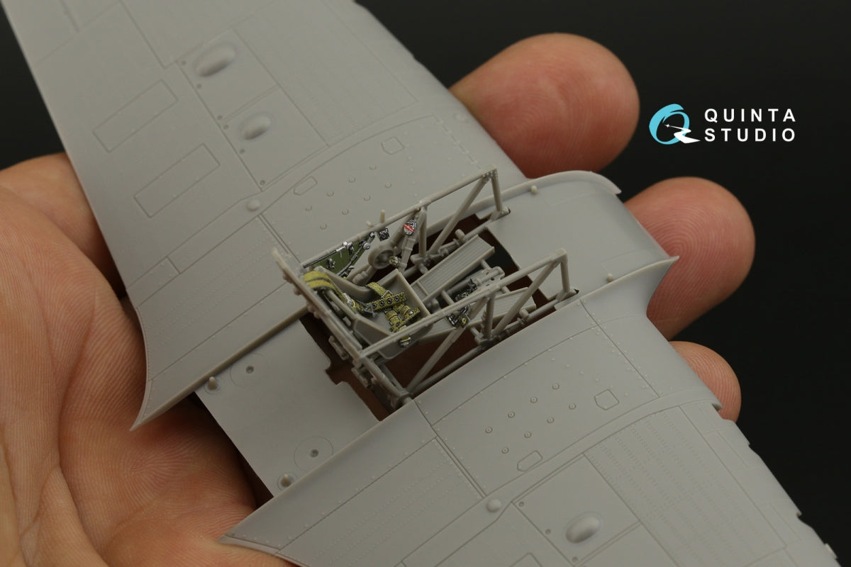 Quinta Studio QD48410 Hurricane family 3D-Printed &amp;amp; colored Interior on decal paper (Arma Hobby) 1/48 – Bild 8