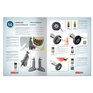 AMMO by Mig Jimenez 6536 SOLUTION BOOK 34 - BLACK EDITION - How to Paint Late WWII RAF Aircraft (Multilingual)