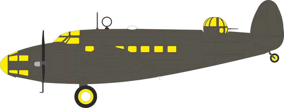 Eduard EX1198 Lockheed Hudson Mk.III - Mask Set for ICM Kits 1/48