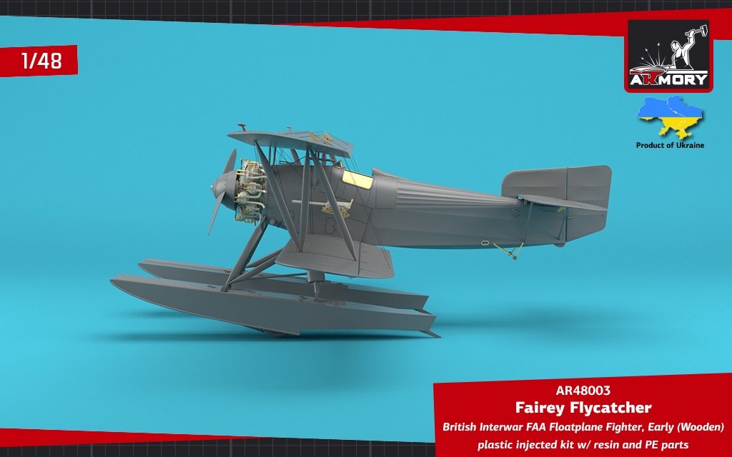 Armory Models 48003 Fairey Flycatcher British FAA Inter-War Floatplane Fighter, on Wooden Floats 1/48 – image 13